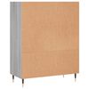 vidaXL Bibliothèque sonoma gris 69,5x32,5x90 cm bois d'ingénierie