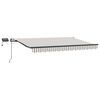 vidaXL Auvent r&eacute;tractable Gris clair et blanc 600 &times; 350 cm
