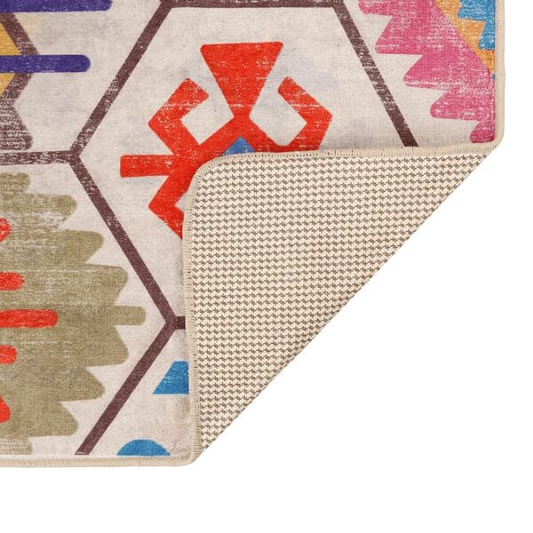 vidaXL Tapis lavable multicolore 160x230 cm