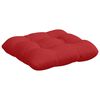 vidaXL Coussins de si&egrave;ge 4 pcs Rouge 40 x 40 x 12 cm tissu