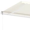 vidaXL Auvent automatique sur pied 300x250 cm Cr&egrave;me