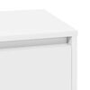 vidaXL Cabinet de chevet 2 pcs Blanc 39 x 34,5 x 50 cm