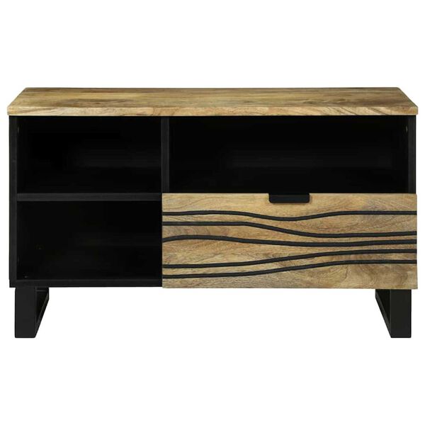 vidaXL Unites TV avec tiroir Marron 80 x 33 x 46 cm Bois d'ingénierie