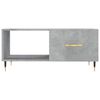 vidaXL Table basse gris b&eacute;ton 90x50x40 cm bois d'ing&eacute;nierie