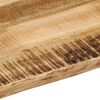 vidaXL Dessus de table bord vivant 100x80x2,5 cm bois de manguier brut