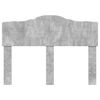 vidaXL T&ecirc;te de lit Gris b&eacute;ton 120 cm Bois d'ing&eacute;nierie