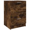 vidaXL Meuble d'&eacute;vier ch&ecirc;ne fum&eacute; 40x37x59 cm bois d'ing&eacute;nierie