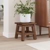 vidaXL Tabouret Naturel 26 x 26 x 26 cm Bois d'Acajou