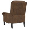 vidaXL fauteuil Marron Simili cuir