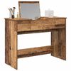 vidaXL Table de cosm&eacute;tiques avec tiroir Bois ancien 100 x 45 x 76 cm