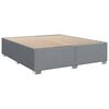 vidaXL Sommier &agrave; lattes de lit avec matelas Gris clair 180x200cm Tissu