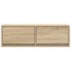 vidaXL Meuble TV ch&ecirc;ne sonoma 80x31x25,5 cm bois d'ing&eacute;nierie