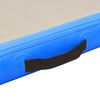 vidaXL Tapis gonflable de gymnastique avec pompe 300x100x10cm PVC Bleu
