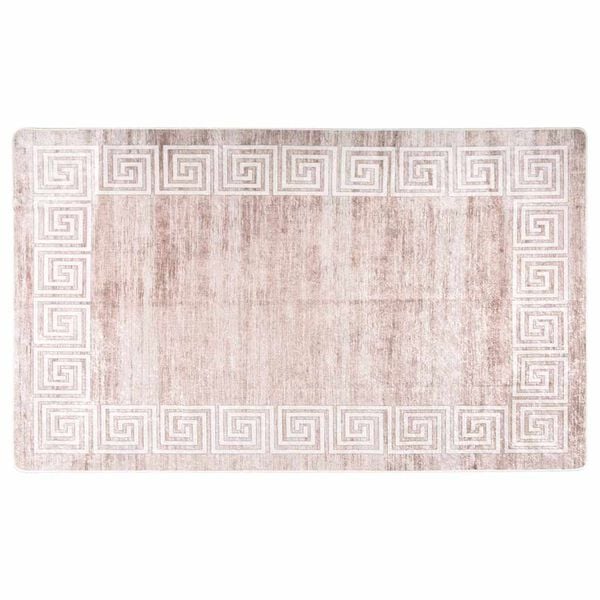 vidaXL Tapis lavable 120x180 cm beige