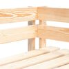 vidaXL Canap&eacute; d'angle palette de jardin bois de pin impr&eacute;gn&eacute;