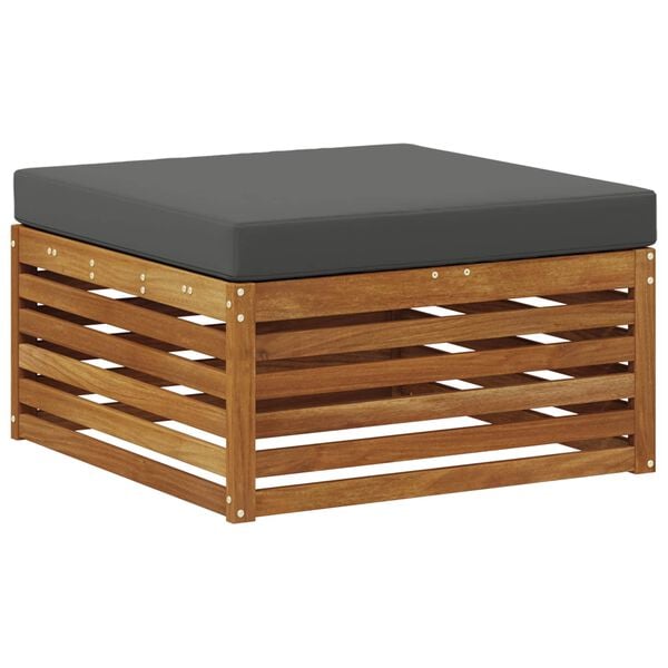 vidaXL Ensemble de canap&eacute;s d'ext&eacute;rieur 6 pcs Naturel et Anthracite