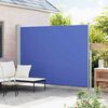vidaXL Auvent lat&eacute;ral r&eacute;tractable de patio 220x300 cm Bleu