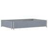 vidaXL Jardini&egrave;re gris 120x80 cm bois massif de pin