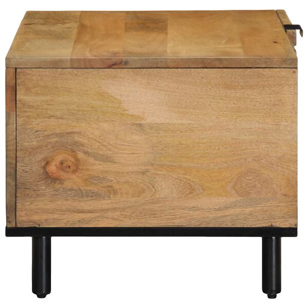 vidaXL Table basse marron 80x50x40 cm bois de manguier massif