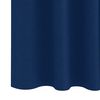 vidaXL Rideaux occultants avec anneaux 2 pcs Bleu fonc&eacute; 175 x 140 cm