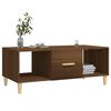 vidaXL Table basse chêne marron 102x50x40 cm bois d'ingénierie