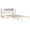 vidaXL Lit bibliothèque sans matelas blanc 120x190 cm bois pin massif
