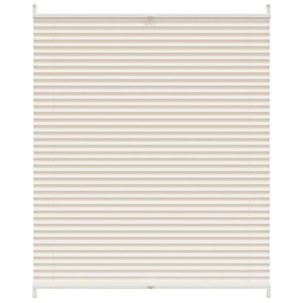 vidaXL Store plissé 110x125 cm Crème