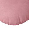 vidaXL Coussins de siège 2 pcs Rose Ø80 x 29 cm Velours