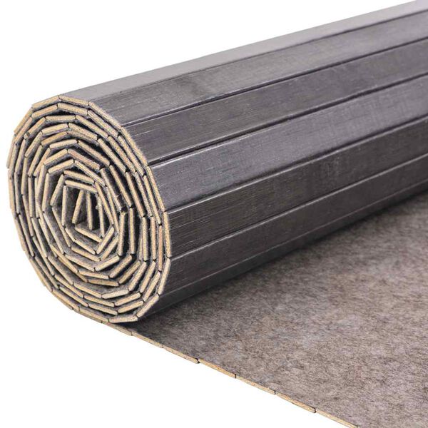 vidaXL Cloison de s&eacute;paration bambou gris largeur 250 cm hauteur 165 cm