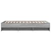 vidaXL Cadre de lit sans matelas sonoma gris 75x190 cm