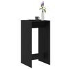 vidaXL Table de bar Ch&ecirc;ne noir 51 x 50 x 103,5 cm Bois d'ing&eacute;nierie