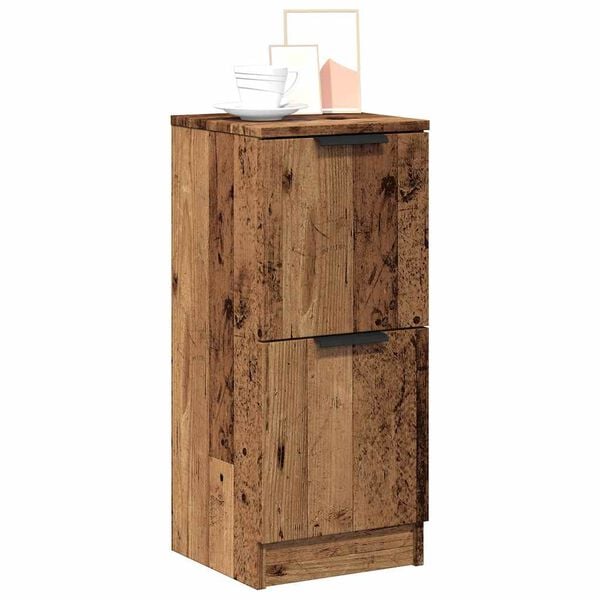 vidaXL Buffet vieux bois 30x30x70 cm bois d'ingénierie