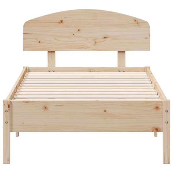 vidaXL Cadre de lit sans matelas 90x200 cm bois de pin massif