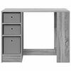 vidaXL Bureau Gris Sonoma 100 x 40 x 75 cm Bois d'ing&eacute;nierie