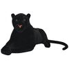 vidaXL Panth&egrave;re en peluche Noir XXL