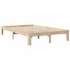 vidaXL Lit biblioth&egrave;que sans matelas 135x190 cm bois de pin massif