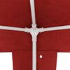 vidaXL Tente de f&ecirc;te Rouge 400 x 300 x 255 cm PE et acier