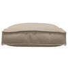 vidaXL Coussin 6 pcs Taupe 40 x 40 x 8 cm Tissu Oxford