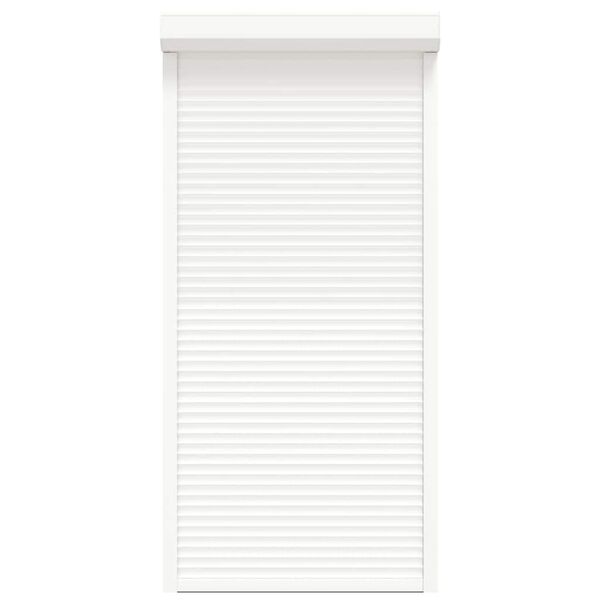 vidaXL Volet roulant aluminium 100x210 cm blanc