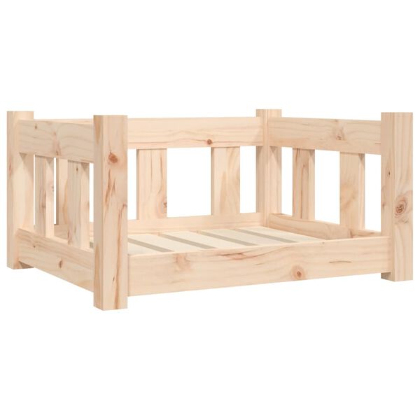 vidaXL Lit pour chien 55,5x45,5x28 cm bois de pin solide