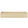 vidaXL Cadre de lit sans matelas ch&ecirc;ne sonoma 75x190 cm