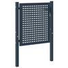 vidaXL Portail de cl&ocirc;ture Anthracite 102 x 100 cm Acier