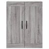 vidaXL Armoire murale sonoma gris 69,5x34x90 cm bois d'ing&eacute;nierie