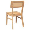 vidaXL Chaises &agrave; manger 2 pcs bois massif caoutchouc