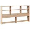 vidaXL Lit bibliothèque sans matelas 180x200 cm bois massif de pin