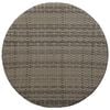 vidaXL Table Basse d'ext&eacute;rieur Gris &Oslash; 68 x 30 cm polyrotin