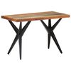 vidaXL Table à manger 120x60x76 cm Bois de récupération massif