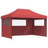 vidaXL Tente de f&ecirc;te 292 x 440 x 315 cm Bordeaux Tissu Oxford