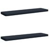 vidaXL Coussins de banc 2 pi&egrave;ces VUGHT 2 pc 100 % polyester Bleu fonc&eacute;