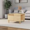 vidaXL Table basse ch&ecirc;ne sonoma 55x55x36,5 cm bois d'ing&eacute;nierie